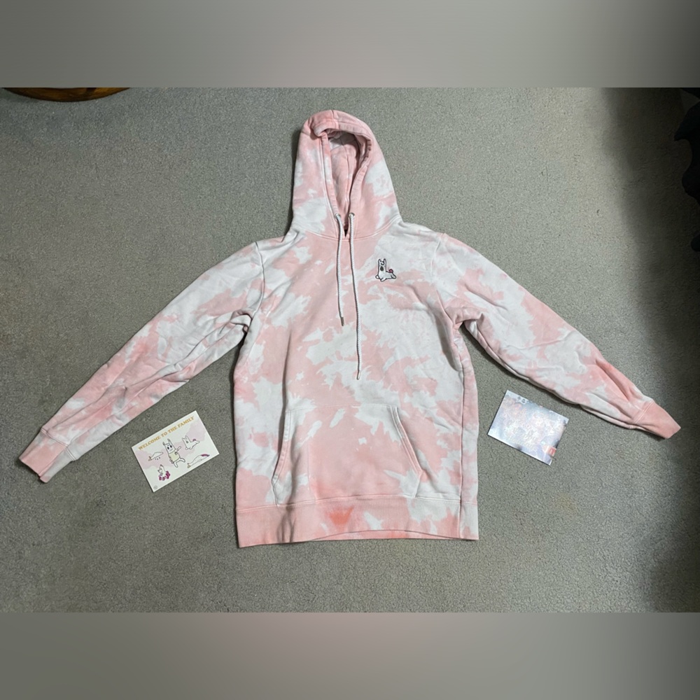 Lexi Llama Hoodie SIZE Small (two postcards included in purchase!!!!)
